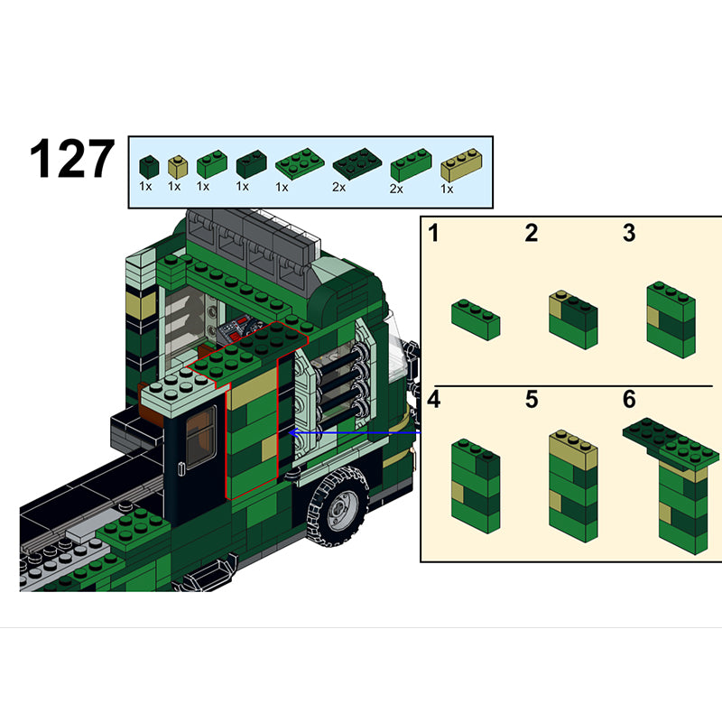 MOC-112801 Jurassic Park Fleetwood RV Mobile LAB V2.0