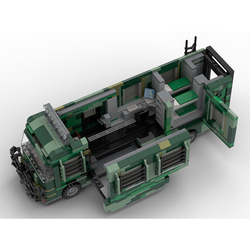 MOC-112801 Jurassic Park Fleetwood RV Mobile LAB V2.0