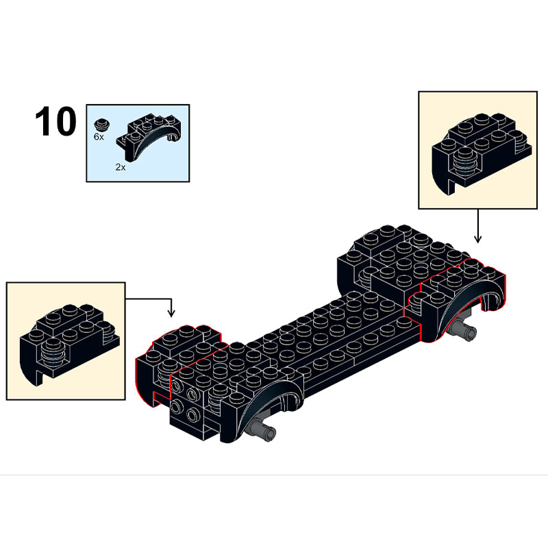 MOC-113525 The Lost World Jurassic Park Ford Explorer ATV & Pickup Set of 2
