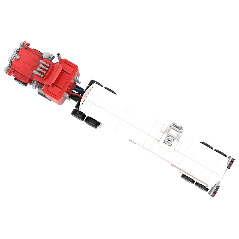 MOC-116126 Mack R Series Red Truck and Tanker Trailer