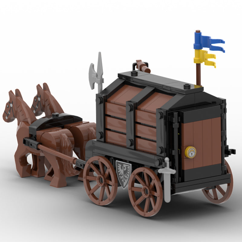 MOC-119636 Medieval Treasure Transport Wagon