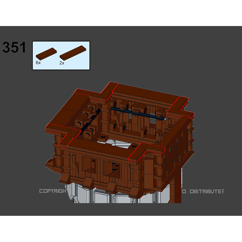 MOC-122841 Medieval / Castle Tower #2