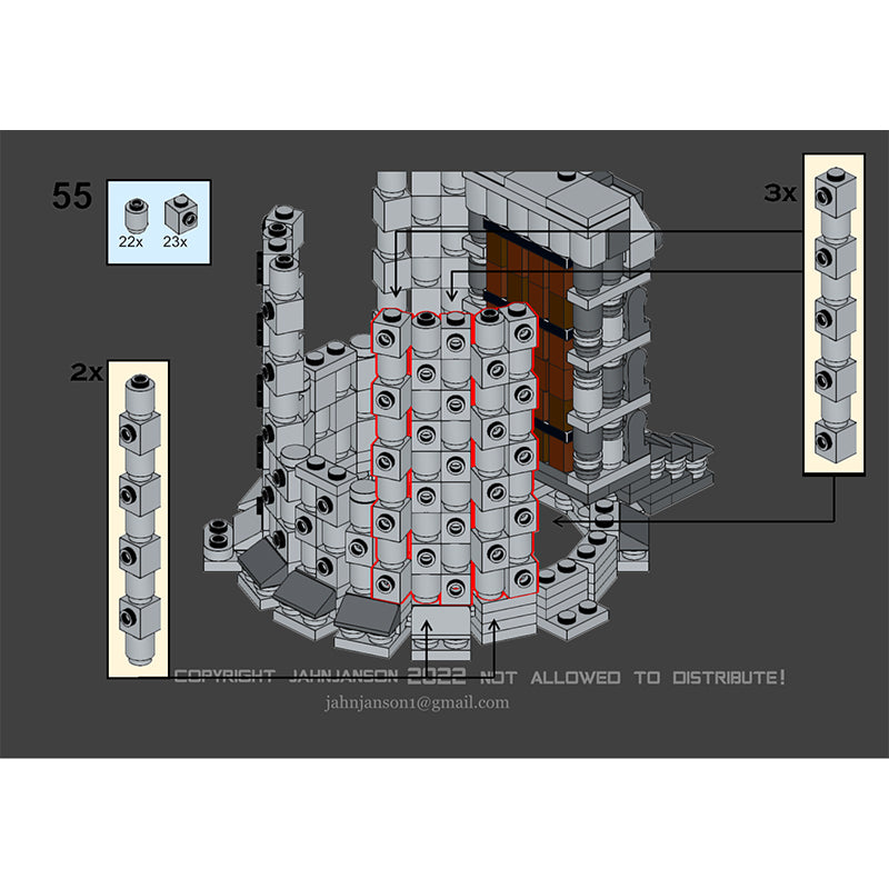 MOC-124071 Medieval / Castle Tower #3