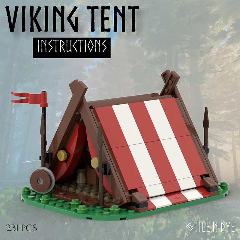 MOC-126619 Medieval Viking Tent