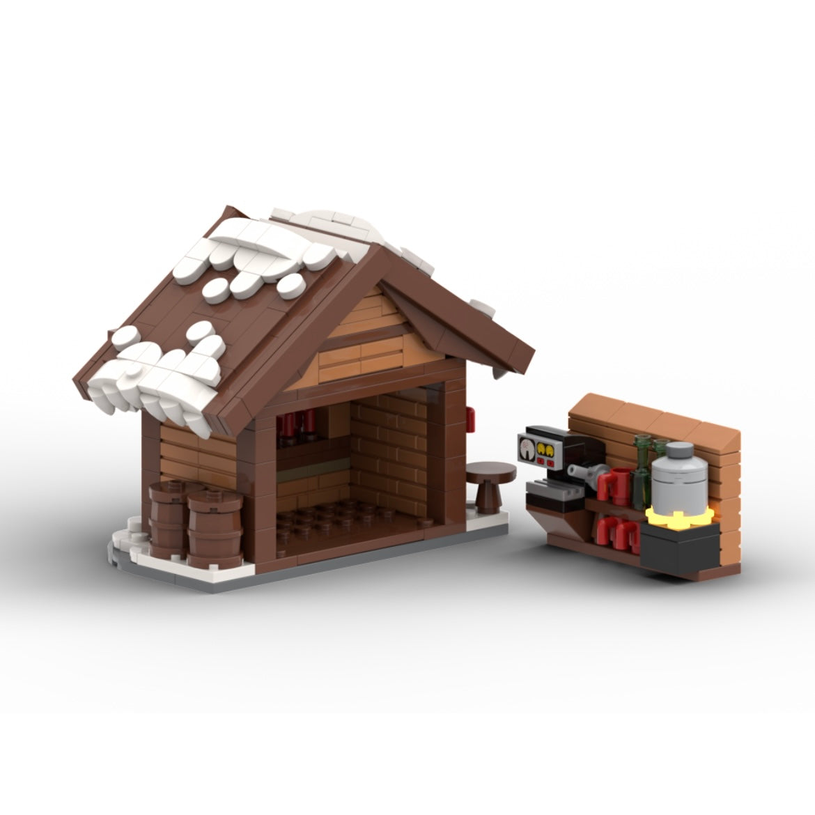 MOC-130694 Hot Drinks Stands - CHRISTMAS MOC