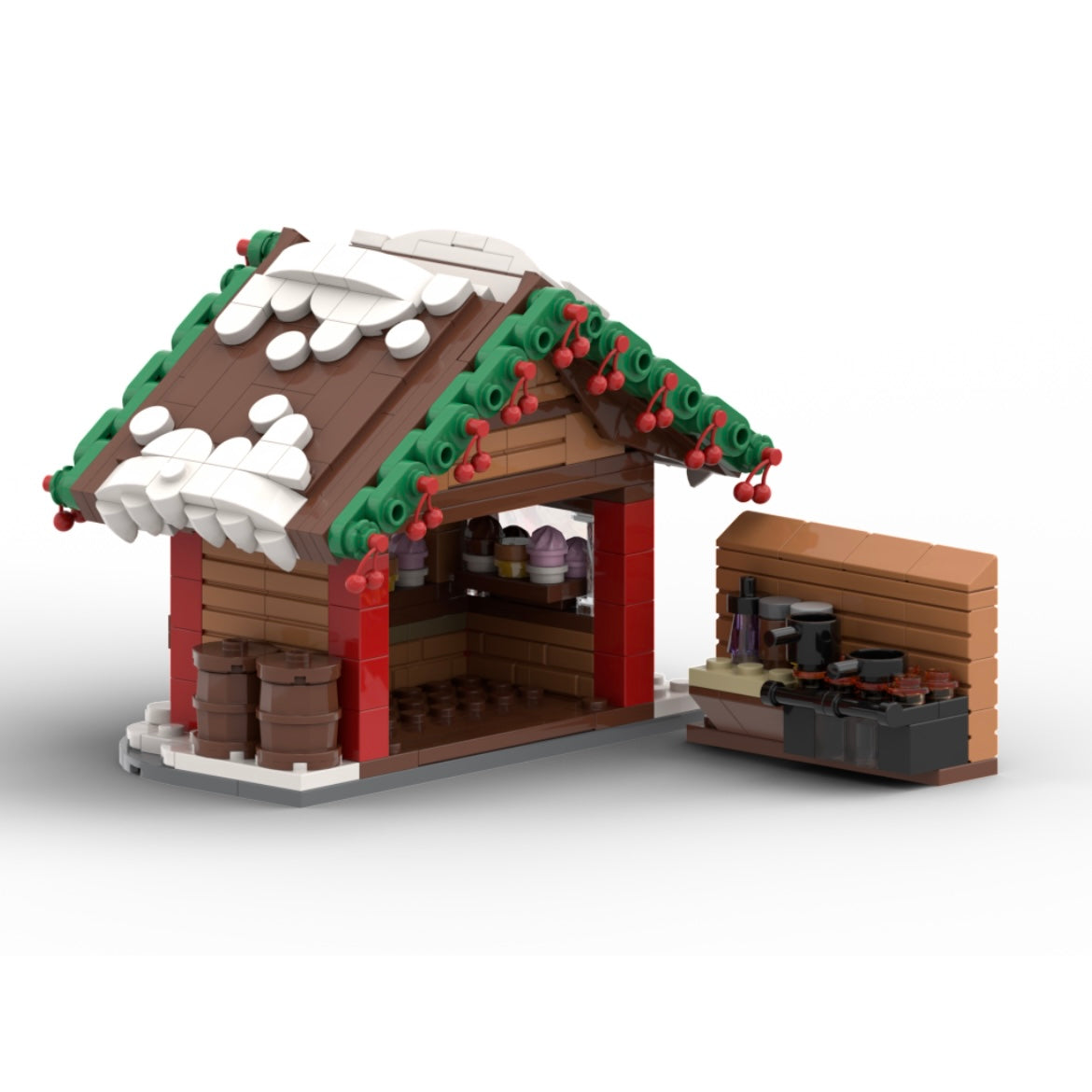 MOC-131415 Christmas Snack Stand - CHRISTMAS MOC