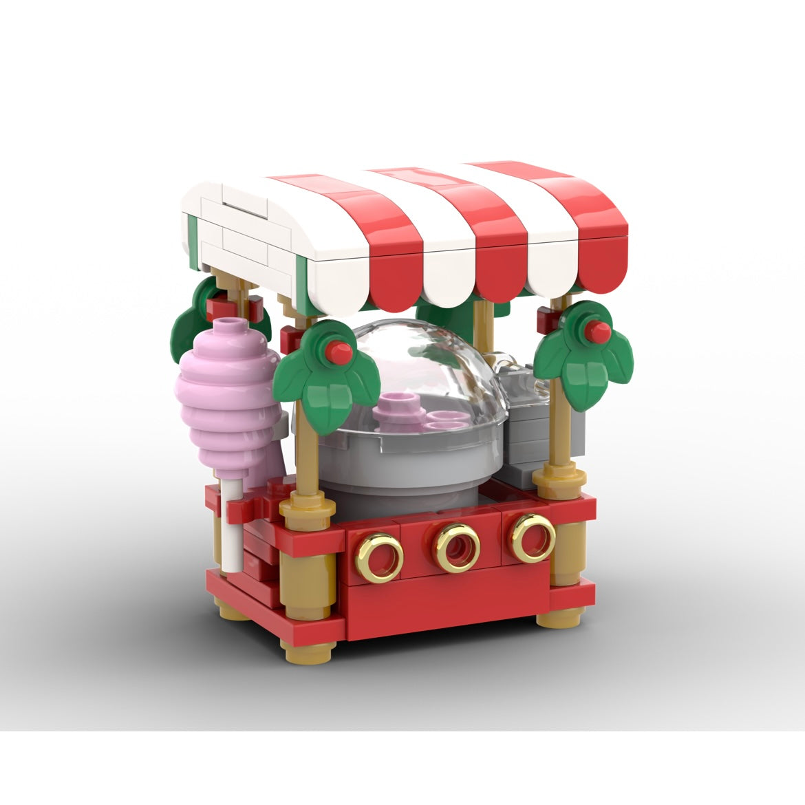 MOC-132138 Cotton Candy Stand - CHRISTMAS MOC