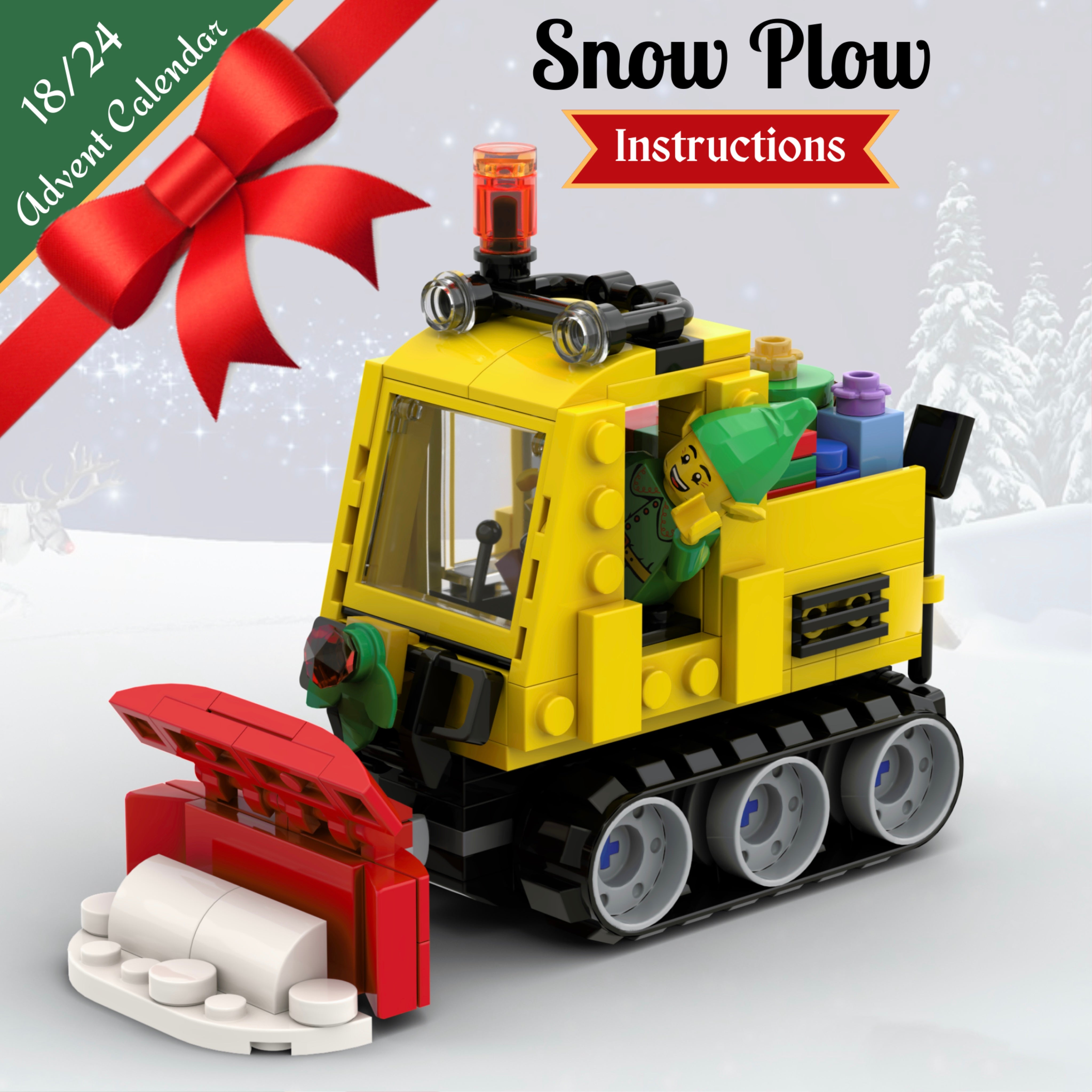 MOC-132210 Snow Plow - CHRISTMAS MOC