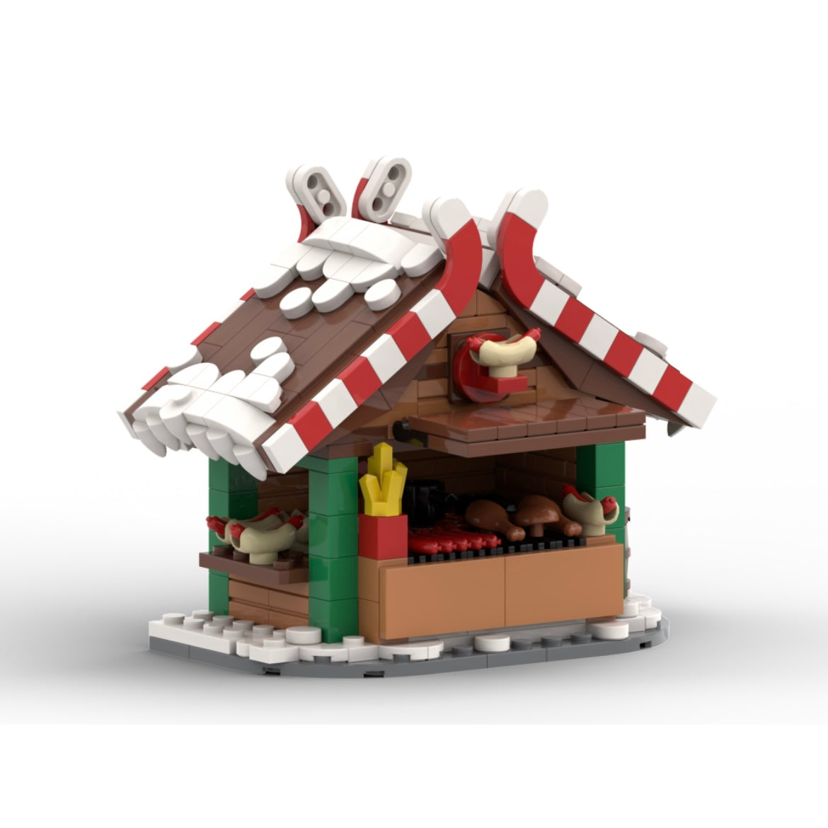 MOC-132331 Christmas Grilling Stand - CHRISTMAS MOC
