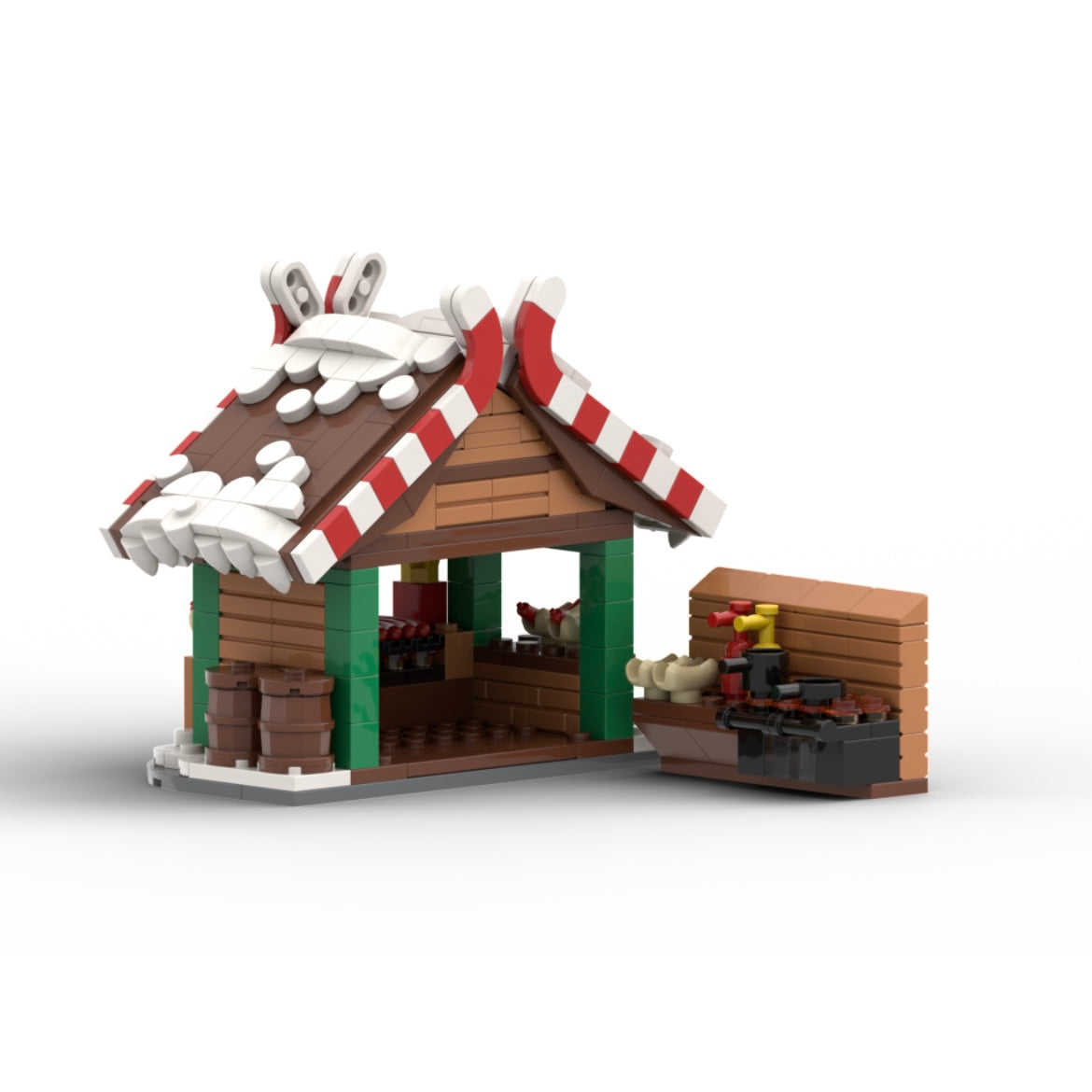 MOC-132331 Christmas Grilling Stand - CHRISTMAS MOC