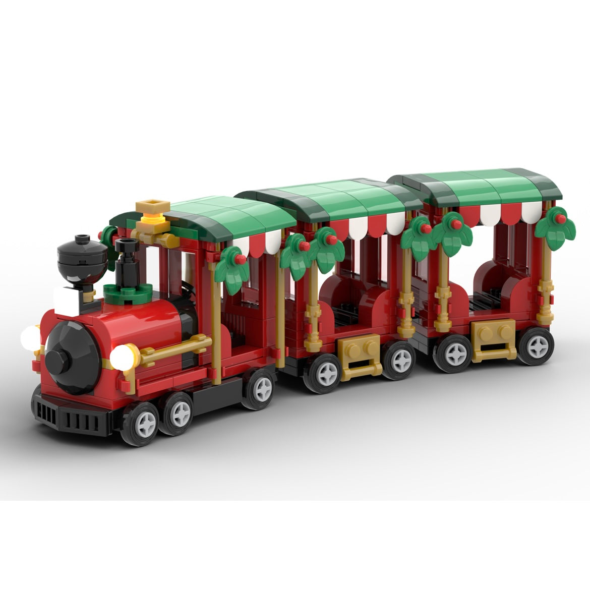 MOC-132495 Visitor Christmas Train - CHRISTMAS MOC