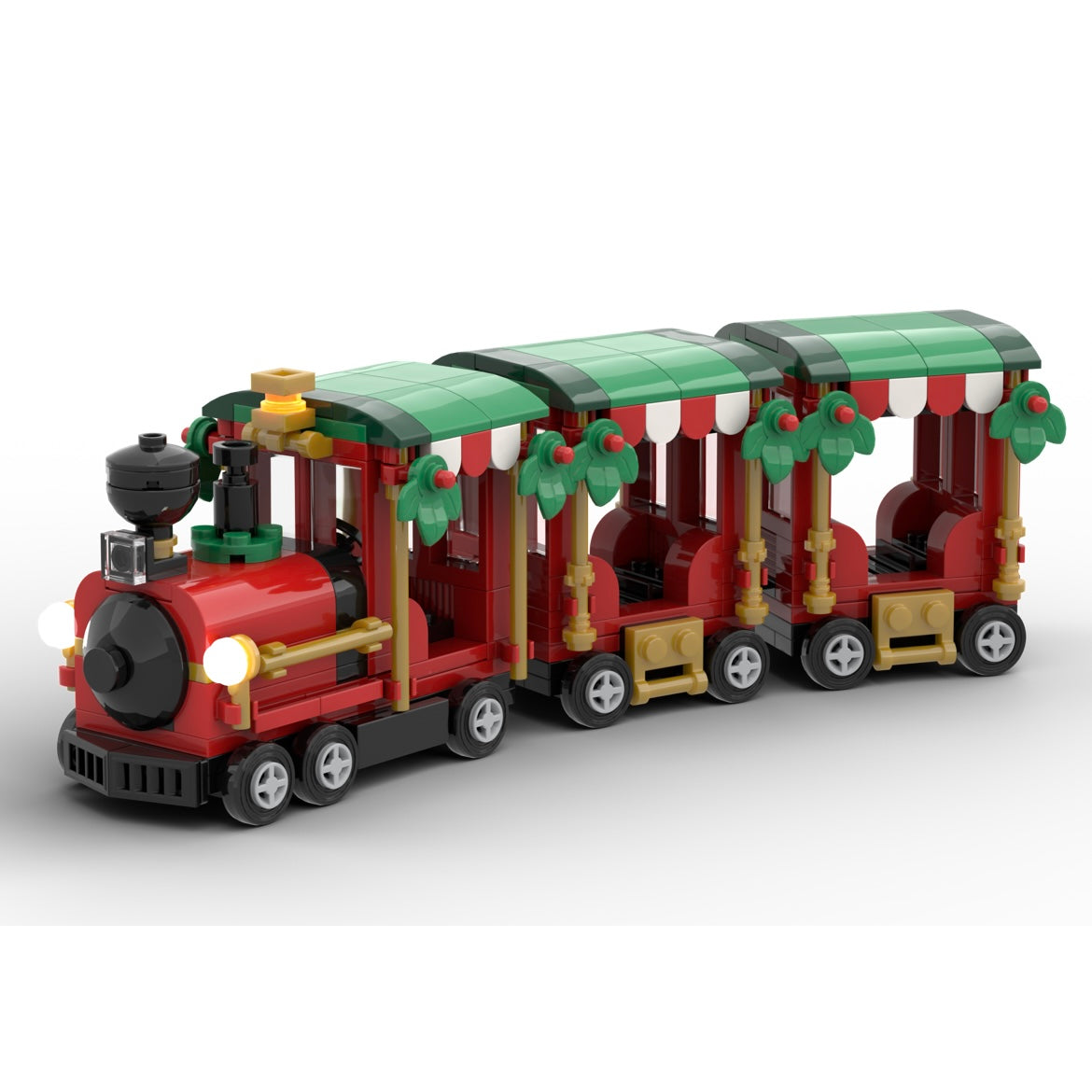MOC-132495 Visitor Christmas Train - CHRISTMAS MOC