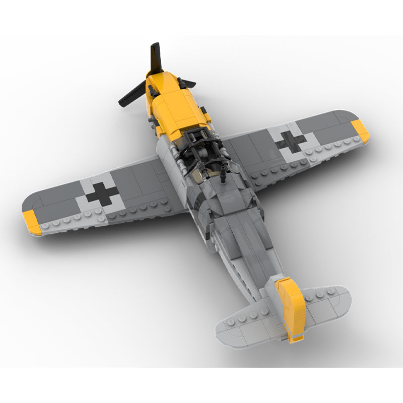 MOC-155420 WWII Aircraft The Messerschmitt Bf 109 F2
