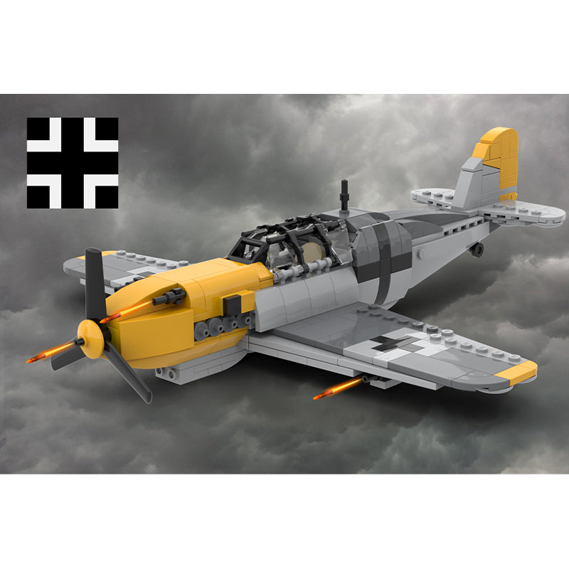 MOC-155420 WWII Aircraft The Messerschmitt Bf 109 F2