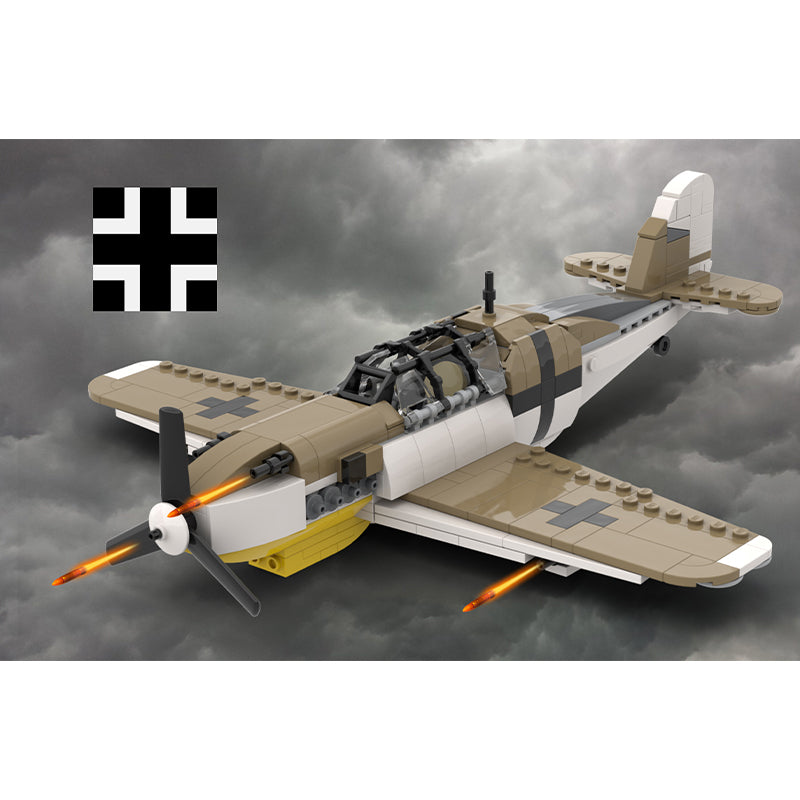 MOC-155433 WWII Aircraft The Messerschmitt Bf 109 F4