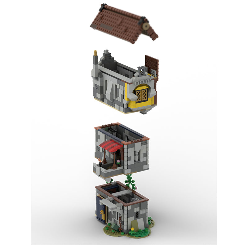 MOC-156479 Medieval House - Alternate Build 1x31120