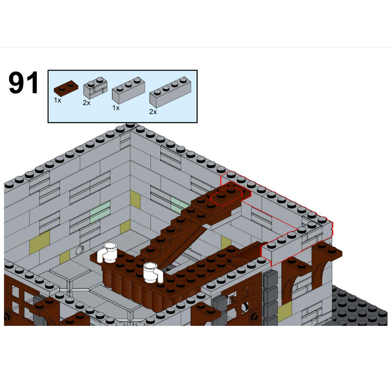 MOC-165171 Modular medieval tavern
