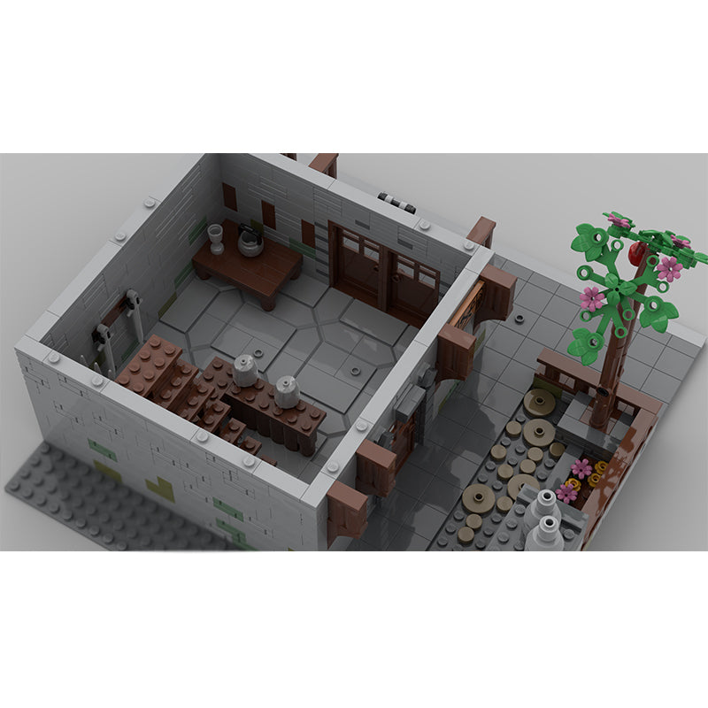 MOC-168945 Modular medieval weaponshop