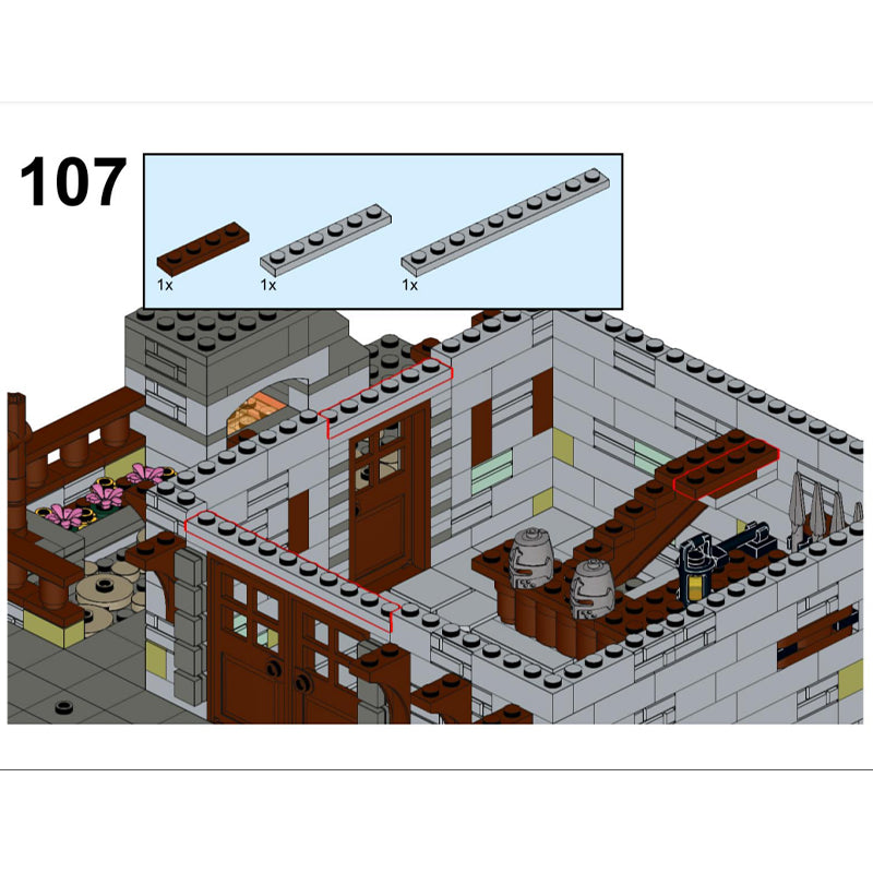 MOC-168945 Modular medieval weaponshop