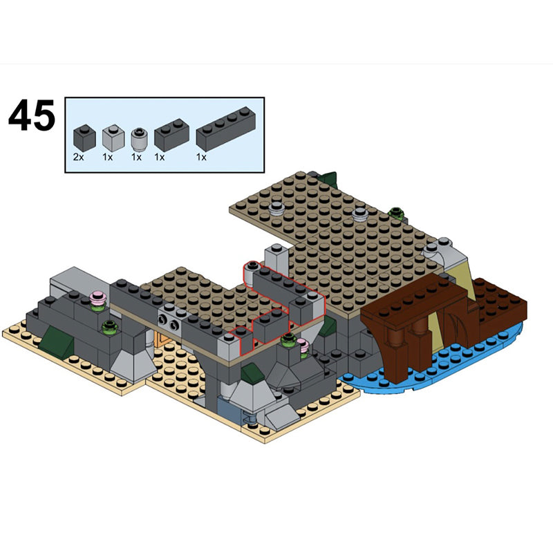 MOC-169007 Stormwatch Isle - Medieval Castle