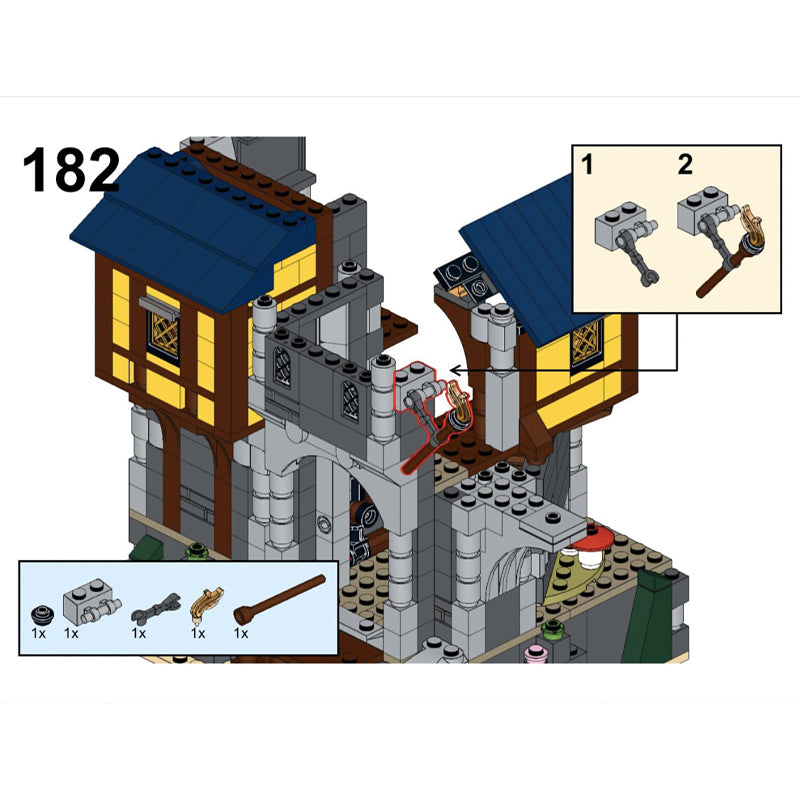 MOC-169007 Stormwatch Isle - Medieval Castle