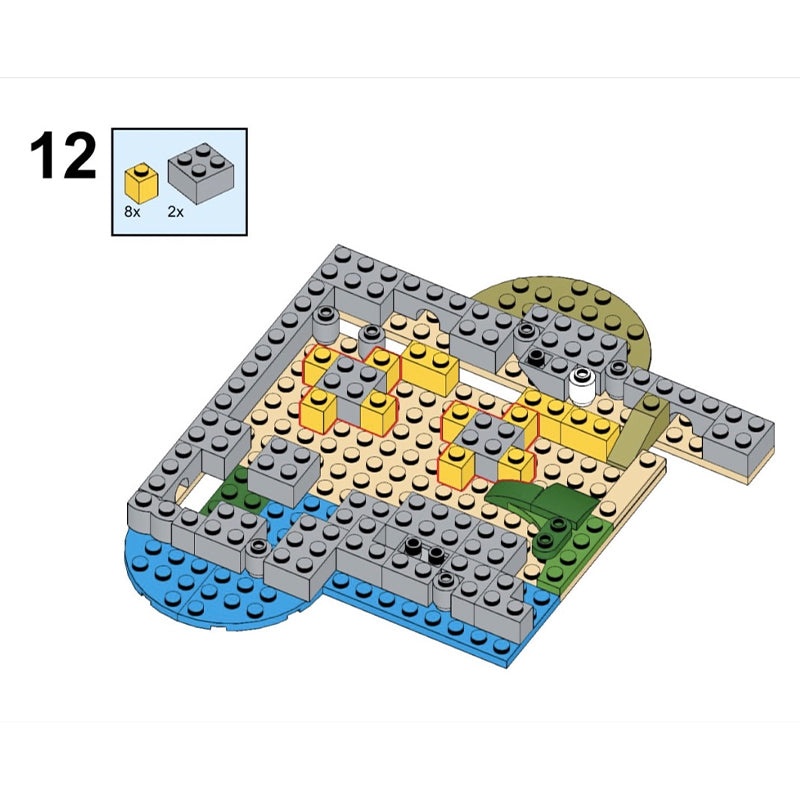 MOC-172507 31120 - Medieval Harbor (Black Falcons)