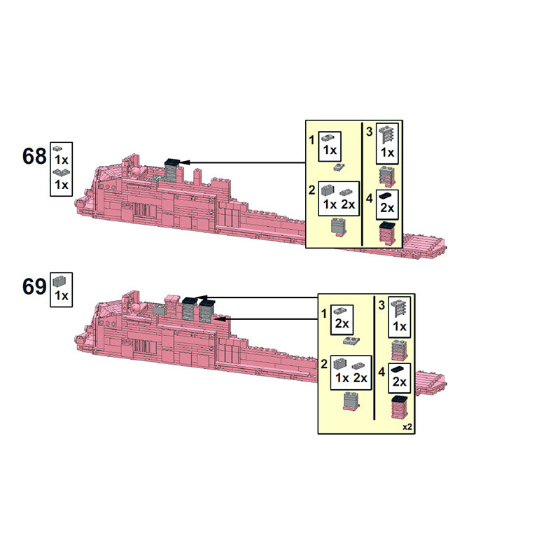 MOC-37604 Central of Georgia ES44AC Diesel Engine #8101