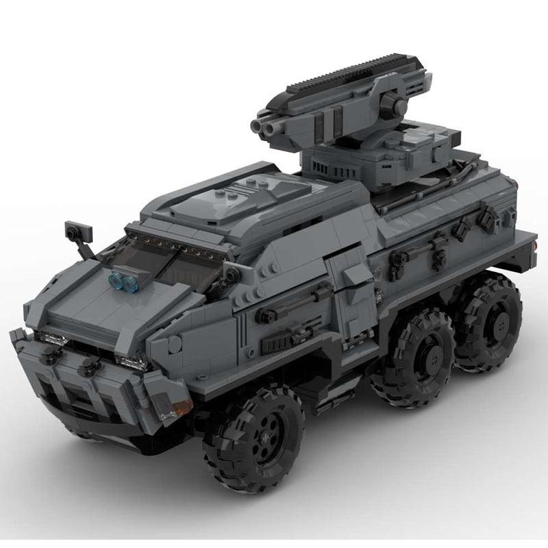 MOC-58291 Futuristic APC radio controlled ( Minifig Size)