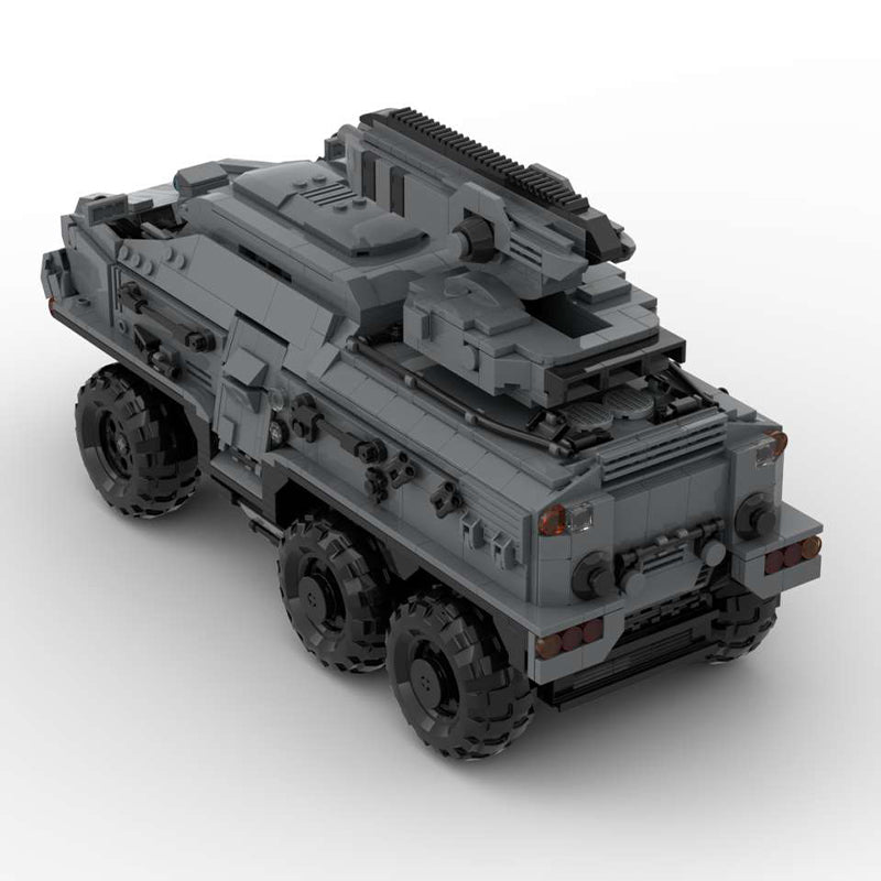 MOC-58291 Futuristic APC radio controlled ( Minifig Size)