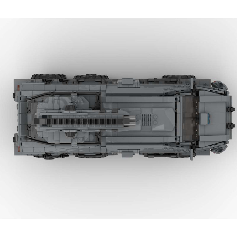 MOC-58291 Futuristic APC radio controlled ( Minifig Size)