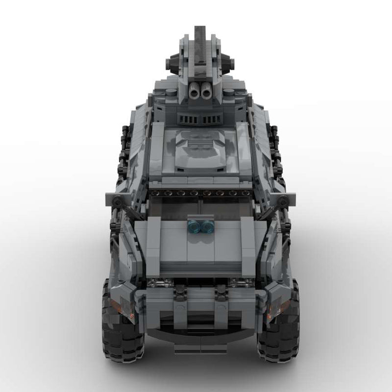 MOC-58291 Futuristic APC radio controlled ( Minifig Size)