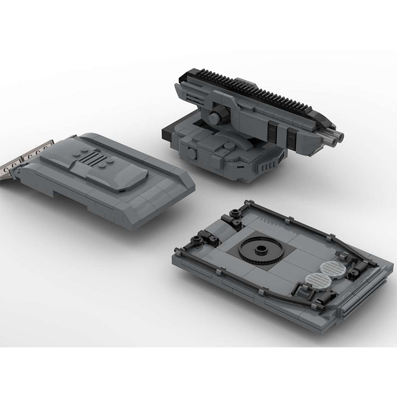 MOC-58291 Futuristic APC radio controlled ( Minifig Size)