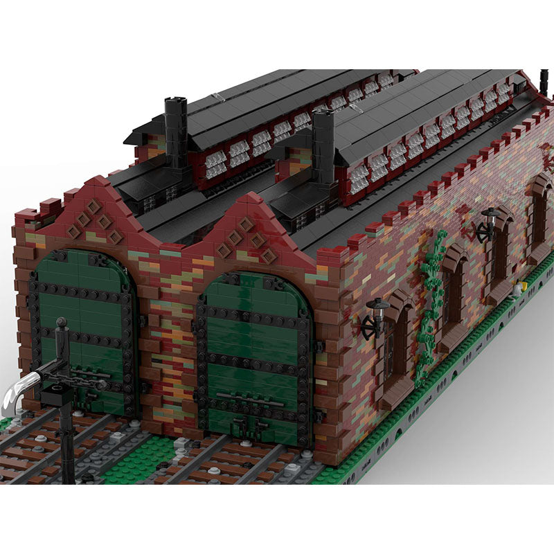 MOC-75755 Two-bay Train Power Station Engine Shed