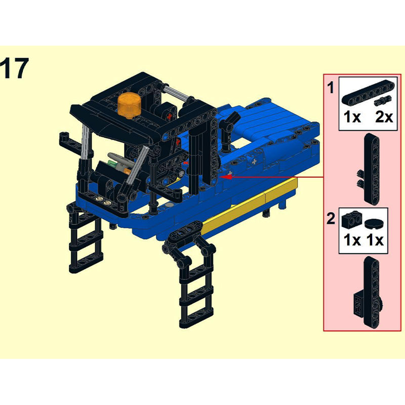 MOC-9551 Front loader (RC)