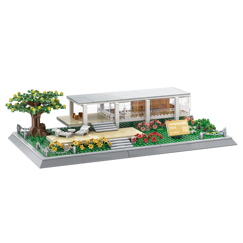 Farnsworth House-Illinois, America