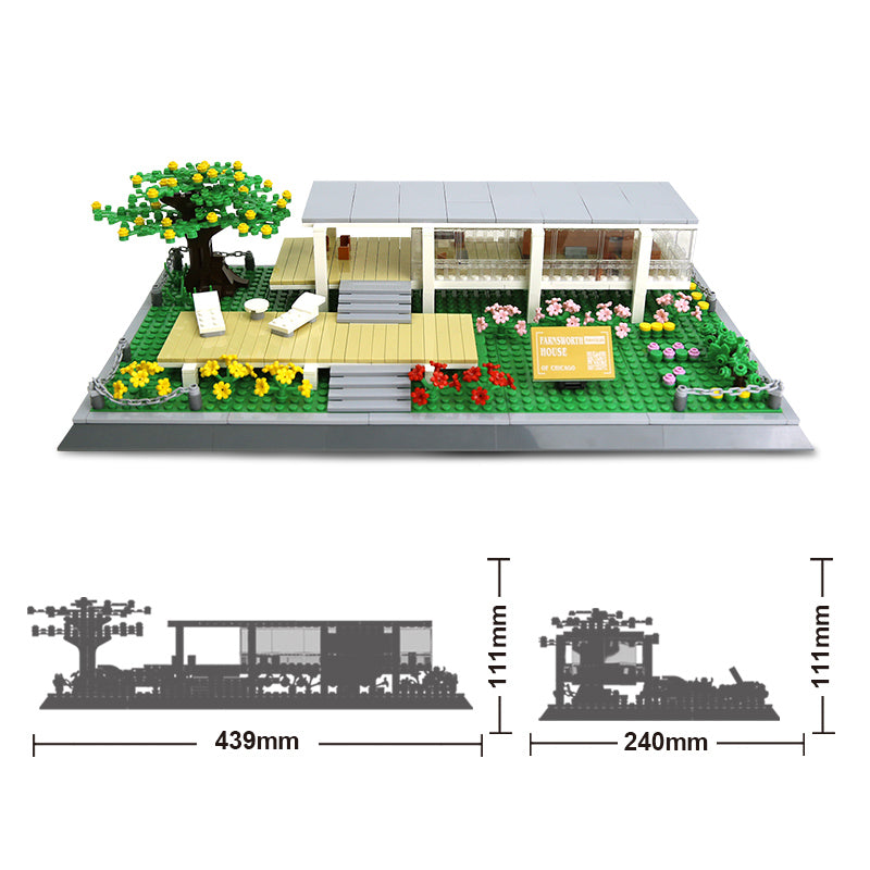 Farnsworth House-Illinois, America