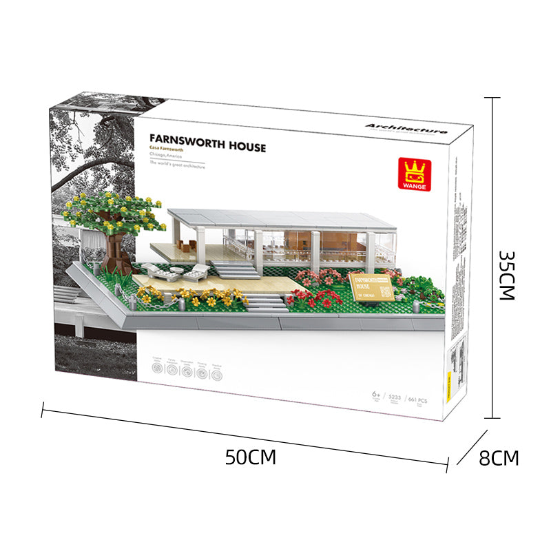 Farnsworth House-Illinois, America