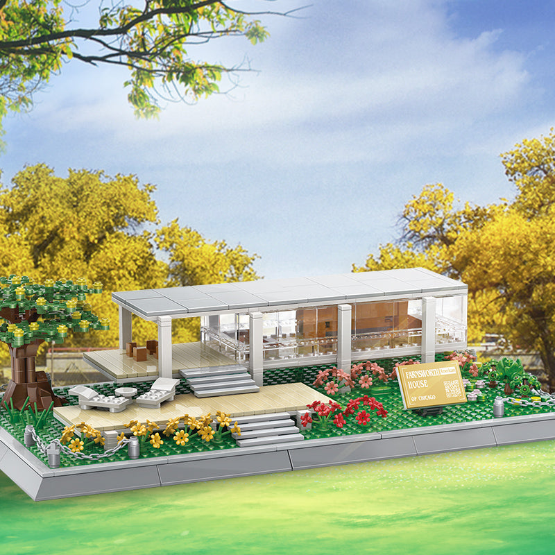 Farnsworth House-Illinois, America
