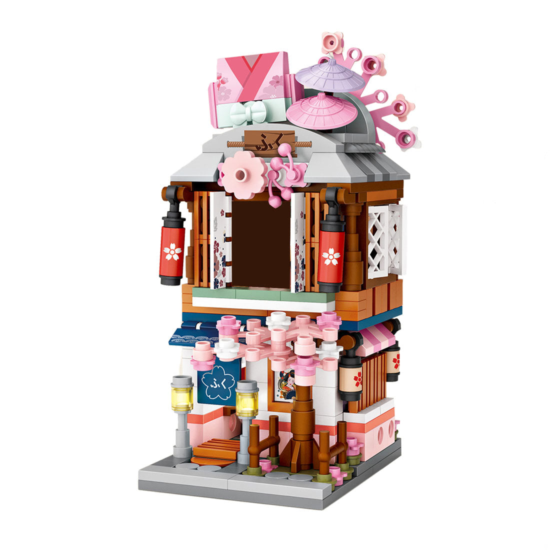 Japanese street kimono shop mini MOC