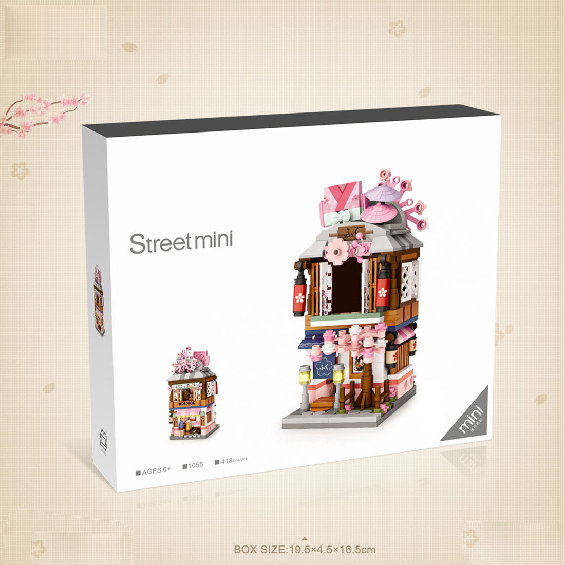 Japanese street kimono shop mini MOC
