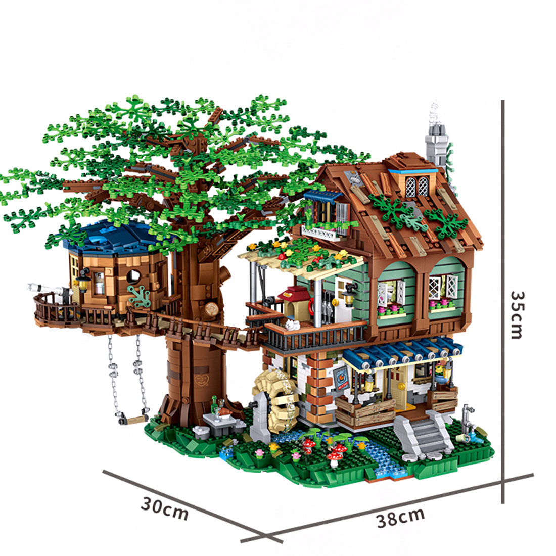 Medieval Tree House Mini Particle MOC
