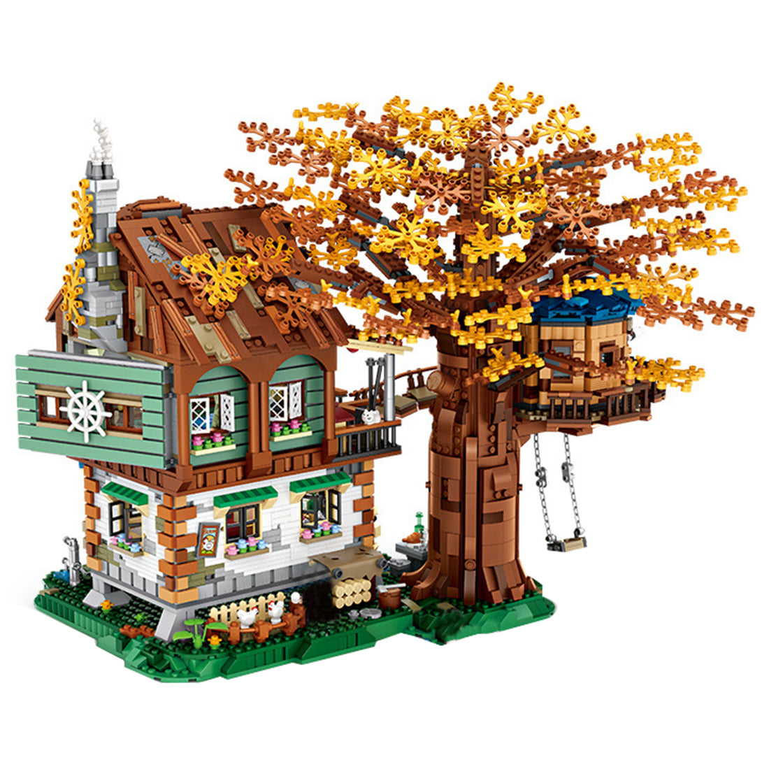 Medieval Tree House Mini Particle MOC