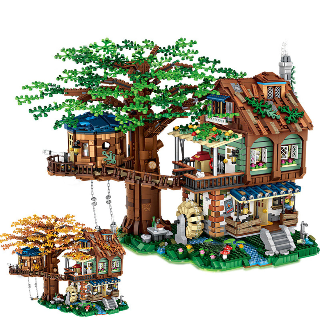Medieval Tree House Mini Particle MOC