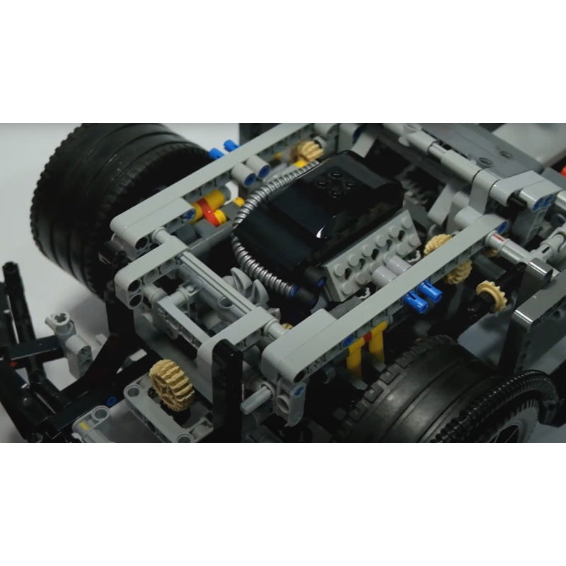 MOC-104560 1:8 Scale Supercar Chassis with Removable Engine
