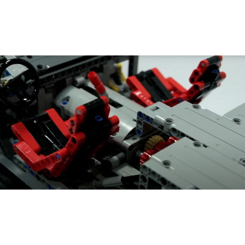 MOC-104560 1:8 Scale Supercar Chassis with Removable Engine