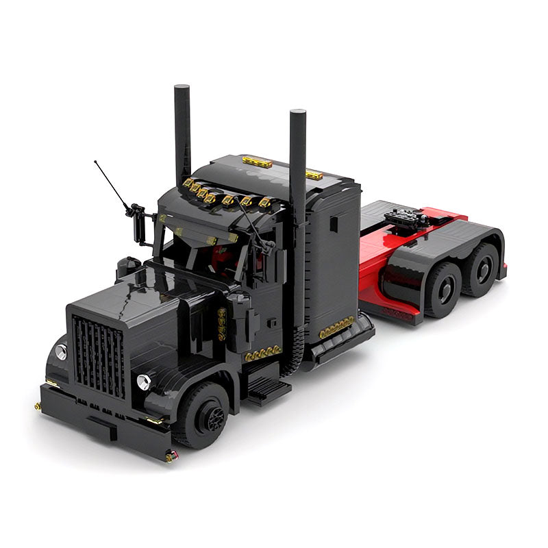 MOC-136559 Black&Red frame Peterbilt 2023