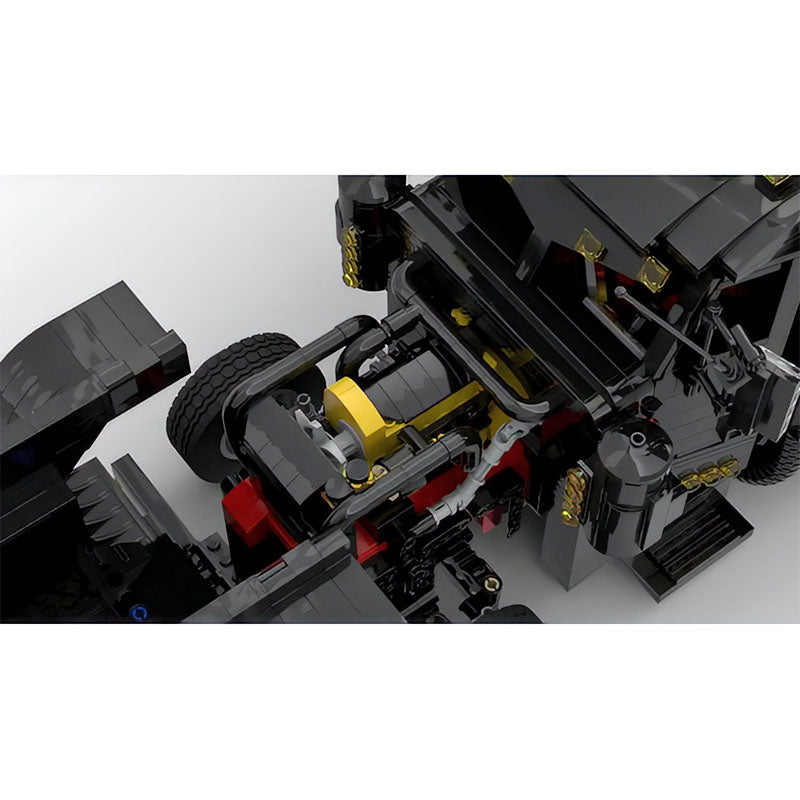 MOC-136559 Black&Red frame Peterbilt 2023
