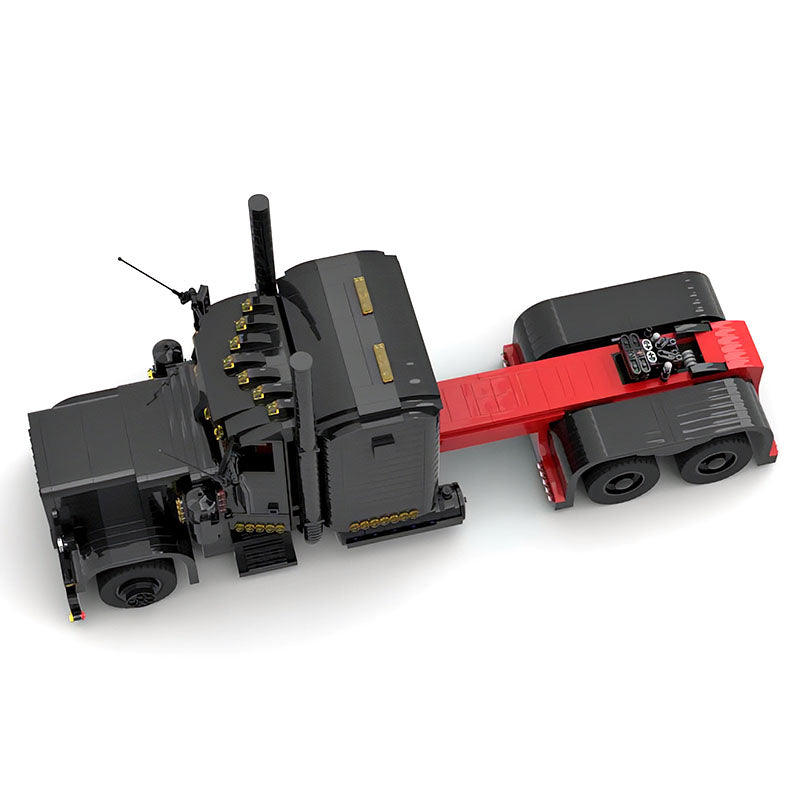 MOC-136559 Black&Red frame Peterbilt 2023