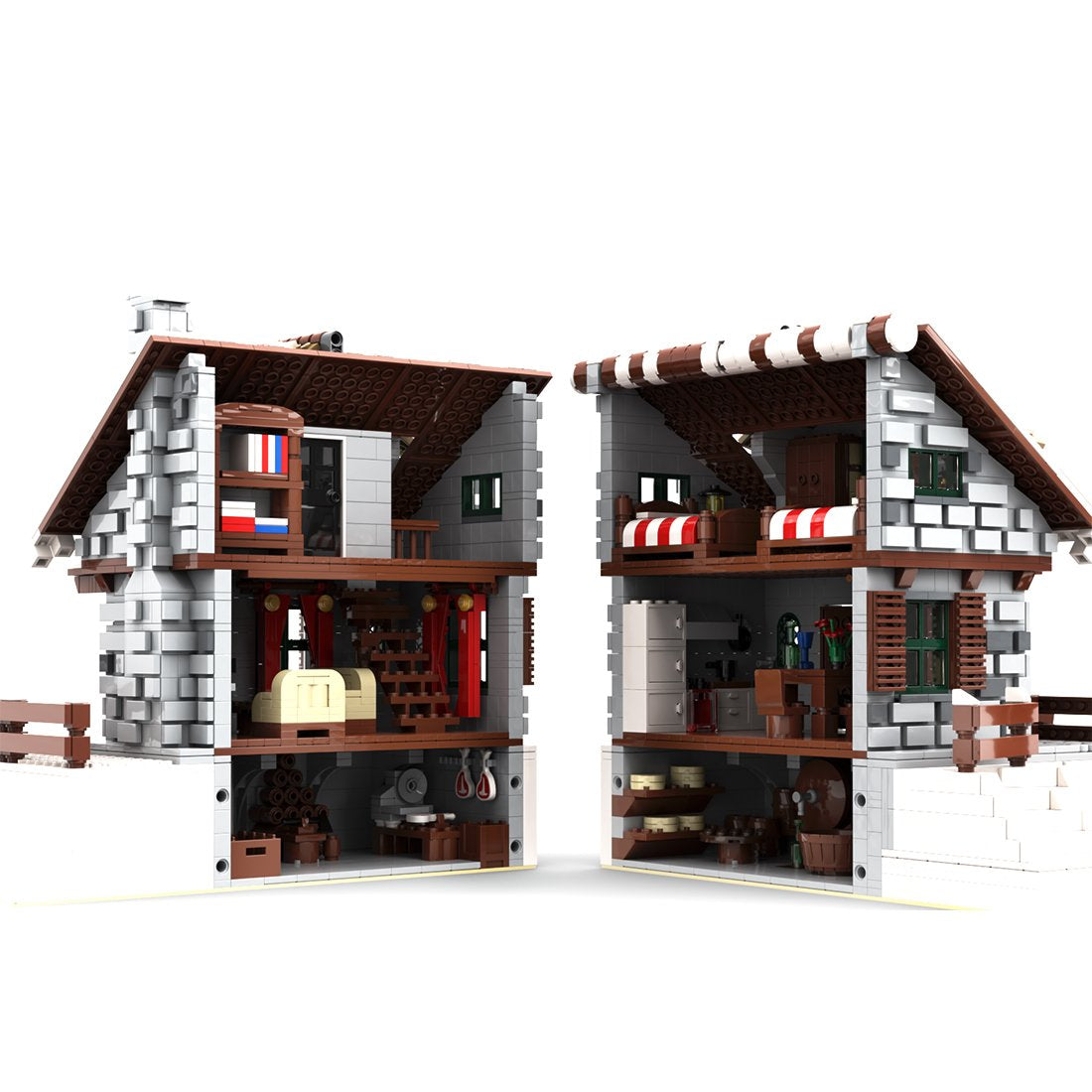 MOC-38793 Medieval Winter Chalet