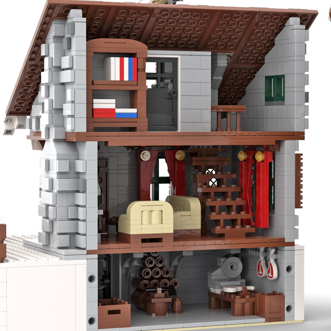 MOC-38793 Medieval Winter Chalet